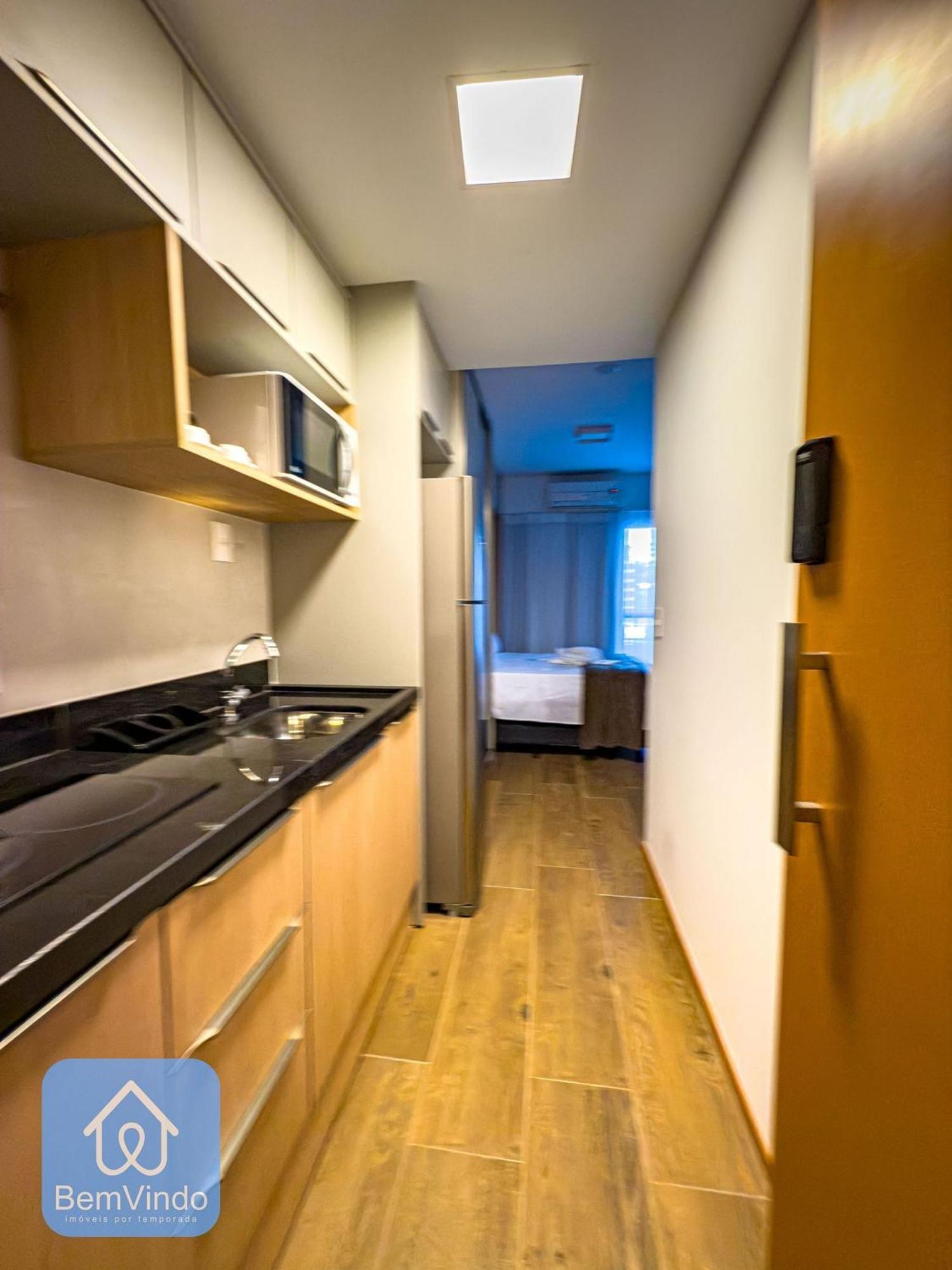 Estudio Organizado E Confortavel No Unico Barra Apartment