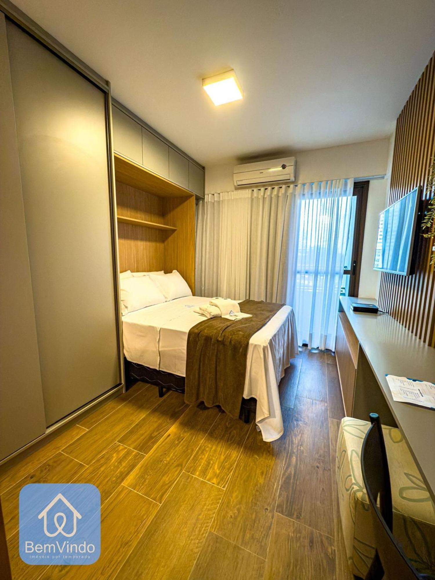 Apartment Estudio Organizado E Confortavel No Unico Barra